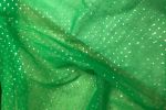 apple green foil dot sheer